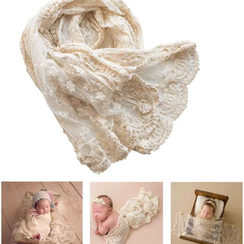 Baby Products Photos - Yenidoğan Fotoğraf Prop Dantel Wrap Bebek