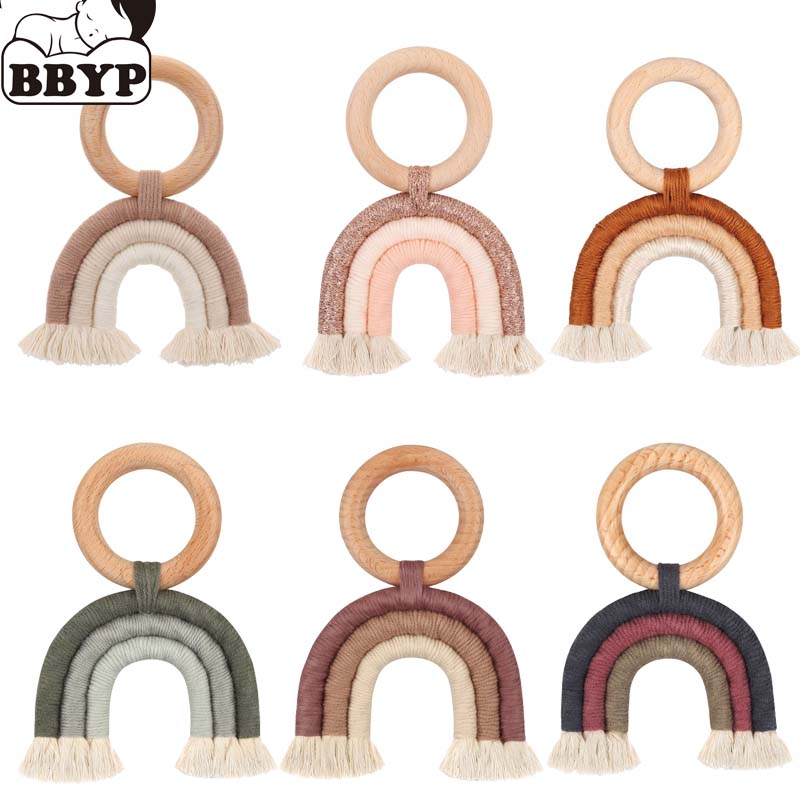 Baby Products Photos - Bebek Diş Kaşıyıcı Gökkuşağı Püskül Tığ